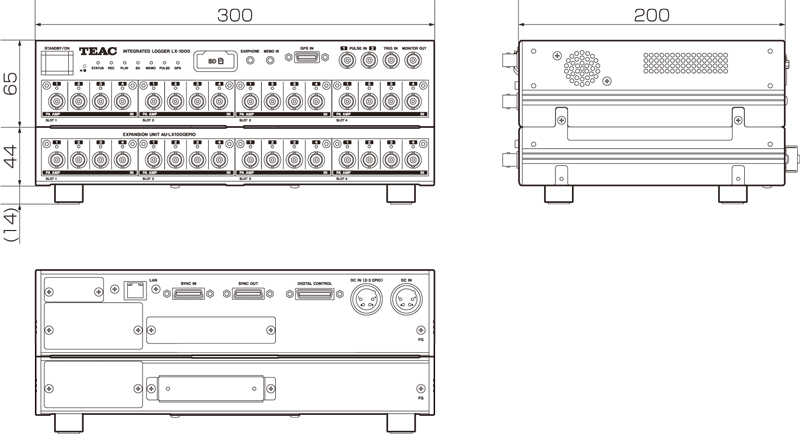 LX-1000 32ch model (AR-LXPA1000 × 8)