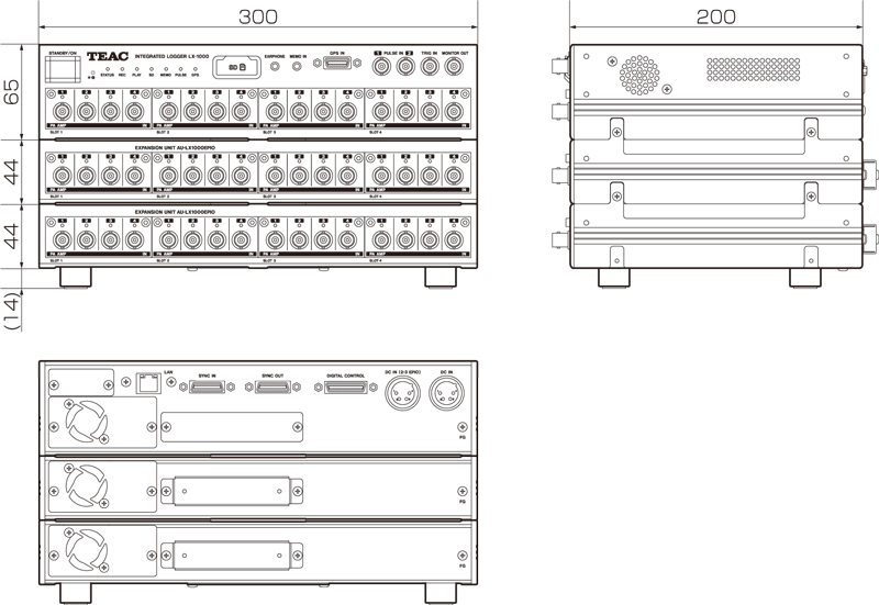 LX-1000 48ch model (AR-LXPA1000 × 12)